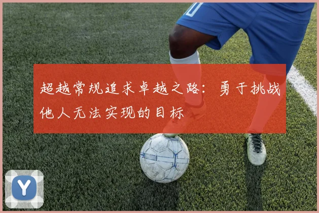 超越常规追求卓越之路：勇于挑战他人无法实现的目标